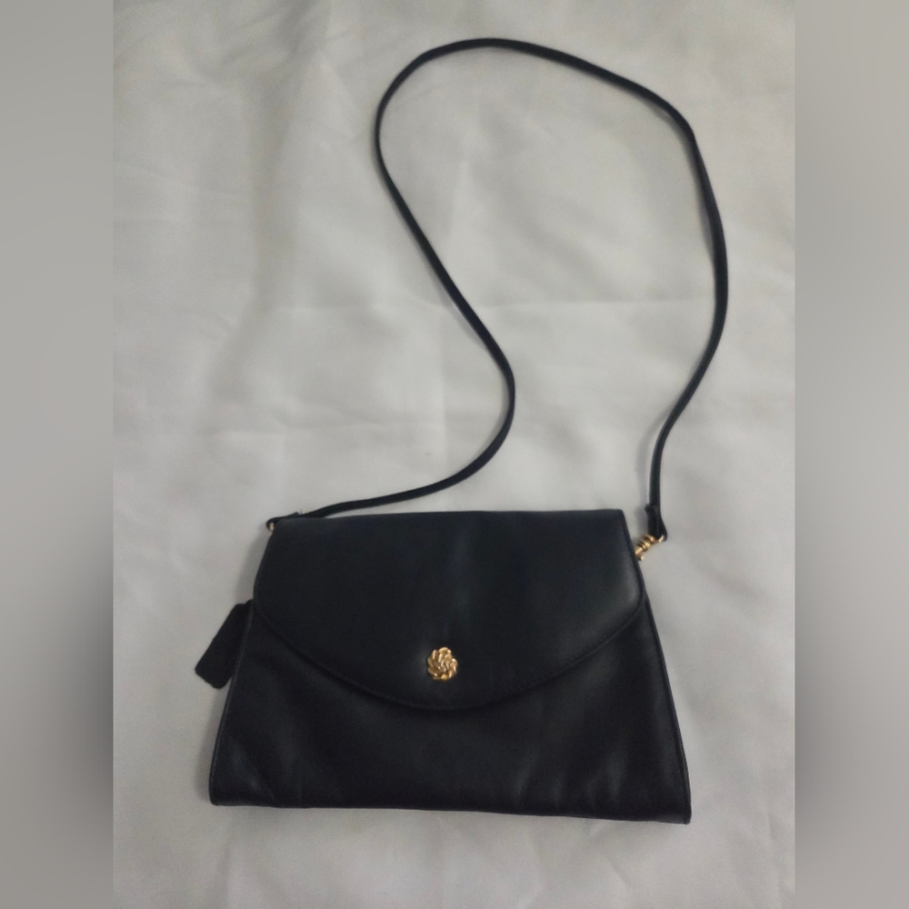 Cabin Creek Navy BLUECrossbody Bag with Gold Accent